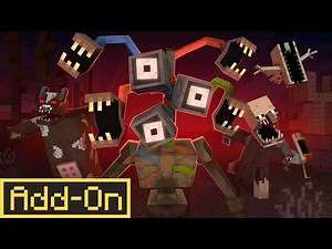 HorrorCraft Add-On | TERRIFYING New Mobs, Biomes and VFX in Minecraft!😱