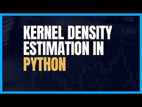 Kernel Density Estimation in Python