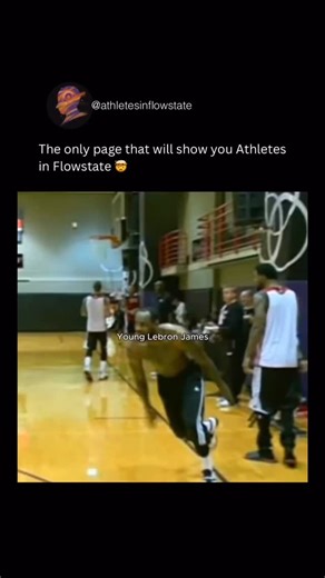 Athletes in Flow State | A young LeBron James was already bending reality before the NBA spotlight fully hit. His raw athleticism, explosive first step, and unreal... | Instagram
