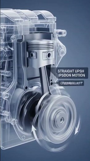 How a Car Engine Works: The 4-Stroke Cycle Explained Simply #engineeringshorts #mechanical