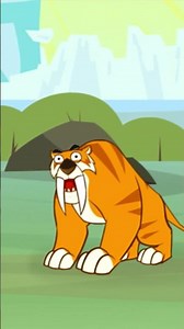 Smilodon Explained for Kids 🦷 Prehistoric Mammal Cartoon