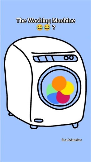Washing Machine Remix 😂 #Neo #AnimationShorts #FunnyAnimation #Relatable #Shorts