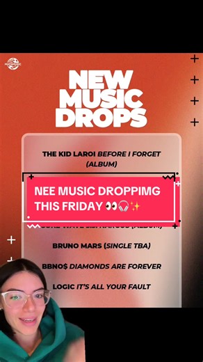 New Music Friday!!! 🎧✨ What music are you most excited to hear this week?