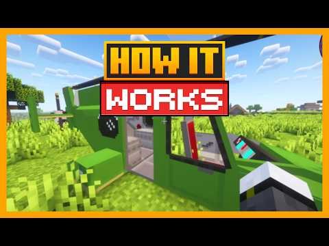 HOW THE HELICOPTER WORKS IN MINECRAFT Jurassic World Reborn