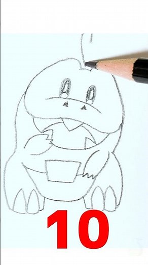 10ステップで描けるホゲータ【ポケモンSV】#ホゲータ #ポケモンsv #描き方
