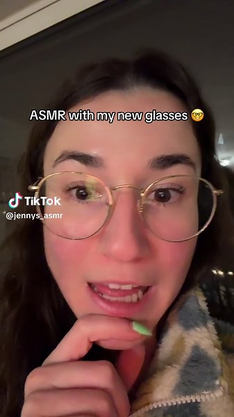 I got ray-ban vision😎 #asmrglasses #asmrtapping #lofiasmr | glasses