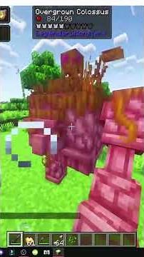 HOW TO DEFEAT the OVERGROWN COLOSSUS in the Mossy Temple of MINECRAFT with Legendary Monsters