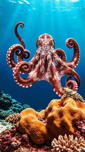 "Terrifying Octopus Attacks Lobster — Insane Ocean Fight! 😱🐙🦞"#OctopusAttack#DeepSeaLife#OceanLife