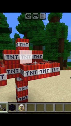 Tnt tree minecraft #minecraft #minecraftshorts #tree #tnt #viral #shorts #send #addon #mood #gaming