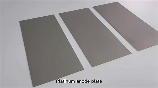 Price for Titanium Platinum Plates, Titanium Anode Plate Coating Platinum 0.5um