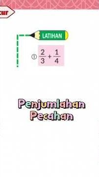 Fraction Addition Result 2/3 + 1/4 | Fraction addition problem #shorts