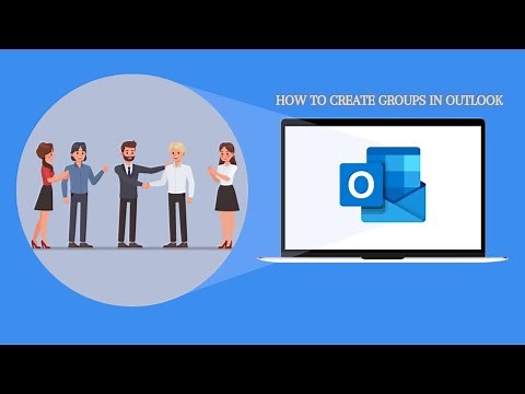 How to create groups in outlook