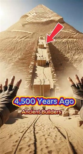 4,500 Years Ago: Building the Great Pyramid 🏜️🔺