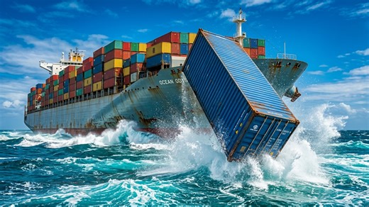 Why lost shipping containers are so hard to track, sink, or even see