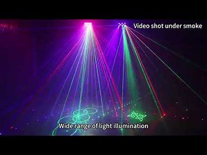 4 in 1 - 27 Eyes DMX Disco LED, Laser, UV & Strobe Light Party Disco UV Effect Projector Stage Light