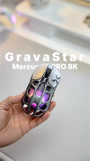 👾 ￼GravaStar Mercury X / XPro Wireless Gaming Mouse chính hãng - hợp kim nguyên khối, led RGB, có app điều chỉnh Link đặt hàng: https://s.shopee.vn/7VAXovSyQX | Btech - Tiện Ích Công Nghệ