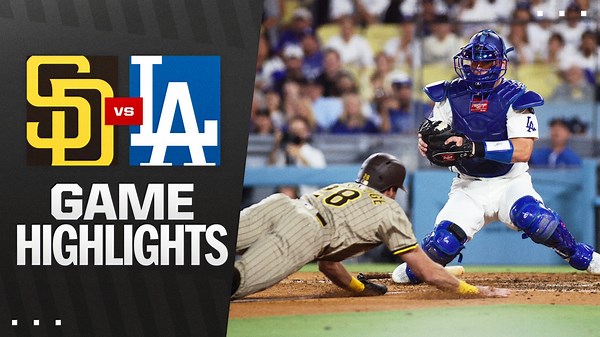 Padres vs. Dodgers Highlights