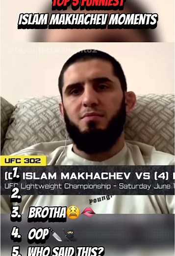 Funniest Islam Makhachev Moments That Will Make You Laugh