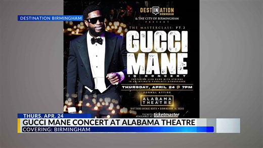 Gucci Mane to perform at Alabama Theatre