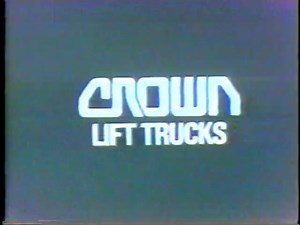 This 1980 Super Bowl ad for Crown Lift Trucks ran in select markets. Actor George Wendt from Cheers plays the lift truck driver carrying the tiger in this Noah's Ark themed commercial. | Crown Equipment Corporation