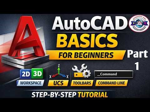 AutoCAD Initial Settings | Workspace, UCS, Toolbars & Command Line | Part - 1