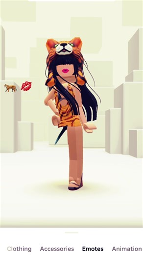 Explore the Adorable Tiger in Roblox Barbie World