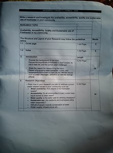 RESEARCH/GRADE 11/TERM 2- 2025Write a research and investigate... | Filo