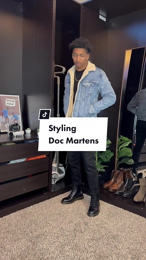 How I Style Doc Martens! #casualmen #easymenstyle #mensstyleguide | dr martens outfit men