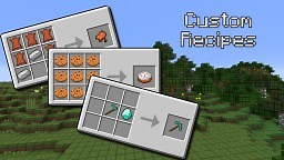 Custom Crafting Recipes Minecraft Map