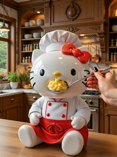 hello kitty eating ASMR #satisfyingvideos #eating #asmr #eatingsounds #fyp #aiart #ai #creativ #hellokitty