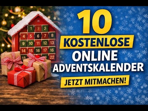 10 kostenlose Online-Adventskalender – noch mitmachen