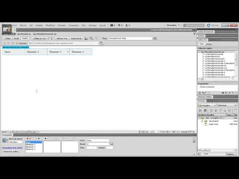 Dreamweaver CS6 Create Dropdown Menu