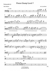 Forrest Gump - Theme (Silvestri) - Cello Sheet Music