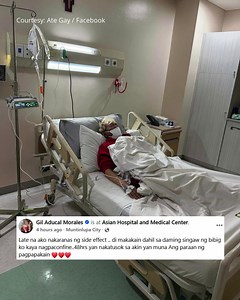 811K views · 1.8K reactions | ATE GAY, NA-CONFINE SA OSPITAL DAHIL SA ‘SIDE EFFECTS’ NG CANCER TREATMENT Ibinahagi ni Ate Gay sa kanyang Facebook page na na-ospital siya dahil sa nararanasang side effect ng kanyang cancer treatment. Para sa mga nais tumulong kay Ate Gay, maaaring magdeposito sa: ACCOUNT NAME: Gil Aducal Morales ACCOUNT NUMBER: 004070295790 BDO Savings | GMA Public Affairs | Facebook