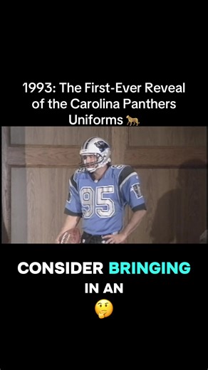 The Historic Reveal of Carolina Panthers Uniforms in 1993