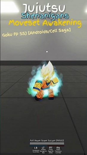 JJS - Goku Full Power SSJ Moveset Awakening #roblox #jjs #jujutsushenanigans