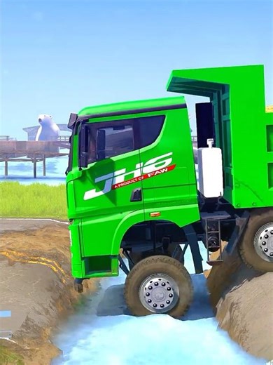 Spintires: MudRunner -SHACMAN DELONG X3000 Towing a Truck on a Snowy Road Ep 588