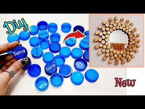 Super Genius Recycling ideas using bottle caps! Waste plastic bottle caps craft