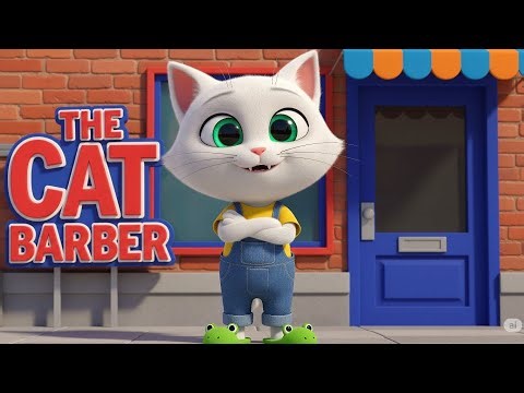 "The Funniest Cat Barber Shop Ever 🐱✂️ | Cute & Funny Cat Video")