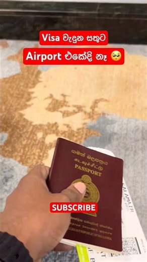 ඒ හැගීමනම් 🥺✈️ #music #motivation #love #korean #dancecraze #travel #dancetrend #visaready #airport