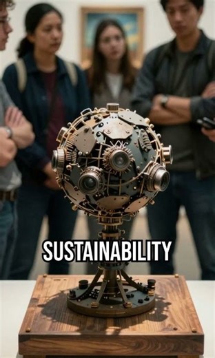 Turning trash into treasure #Sustainability #EwasteArt