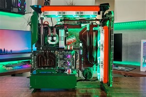 A YouTuber built a custom PC cooled solely by Jägermeister