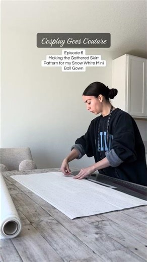 How To Draft A Gathered Skirt Pattern | Cosplay Goes Couture Ep.6
