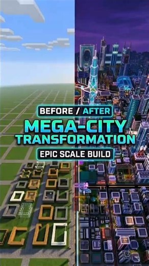 I Built a MEGA CITY in Minecraft 🤯