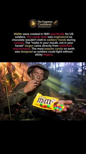 The Most Popular Candy on Earth Was Designed So Soldiers Could Fight Without Sticky Fingers
