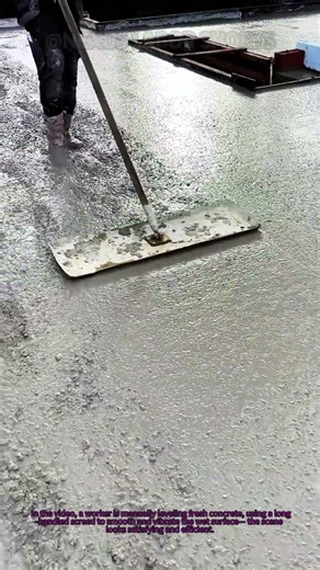 Pro Tip for Concrete Leveling! 🛠️ Smooth Surfaces Safely & Evenly