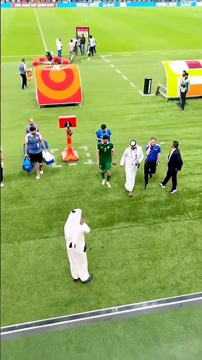 فرحة عمر خريبين بعد هدف التعادل ضد قطر! 🇸🇾🇶🇦 #سوريا #قطر #كرة_القدم