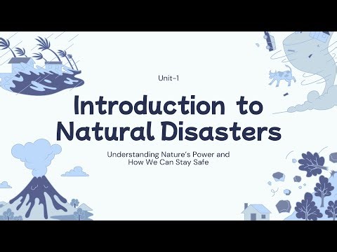 Introduction to Disaster Management (Unit-1 R-23) Subject Code: 23A016GT