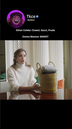 Emma Watson Really Pulled Out a BASKET 😂🧺