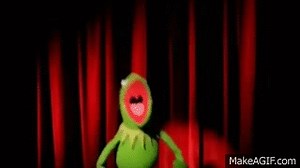 Kermit: YAY! on Make a GIF